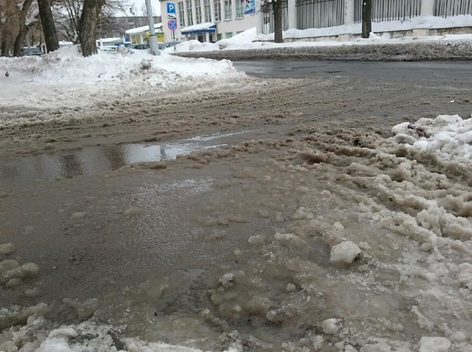 Власти, начните работать: Архангельск утопает в каше из грязи и снега, а весной городу грозит мусорный коллапс